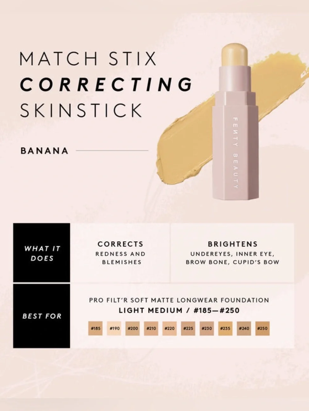 Fenty Beauty Match Stix Correcting Skinstick - NWT